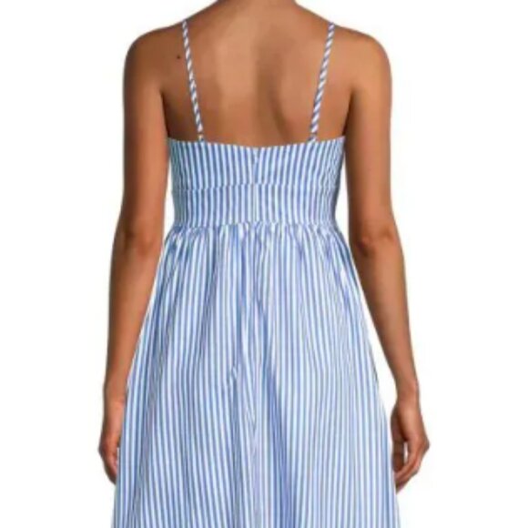 Avantlook Blue and White dress, Size Medium - Picture 4 of 6